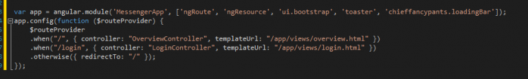 Lightweight architecture with AngularJS
