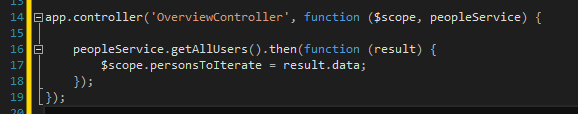 Lightweight architecture with AngularJS