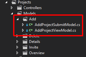 Structurize your project with areas and services in ASP.NET MVC