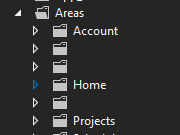 Structurize your project with areas and services in ASP.NET MVC