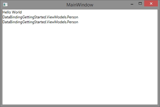 How to make first steps of Databinding in WPF