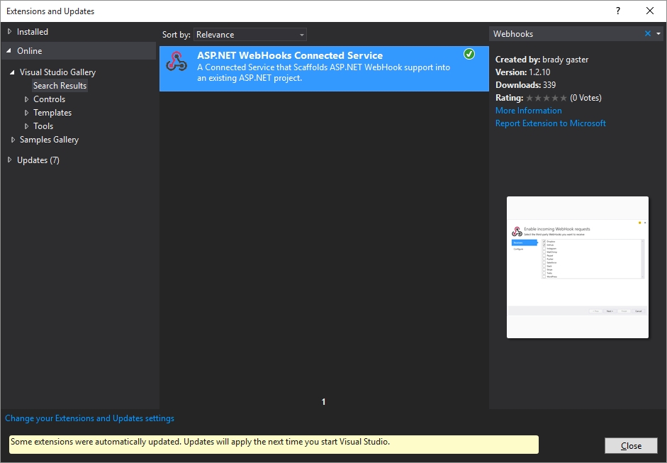 WebHooks with ASP.NET on Azure - DropBox and GitHub