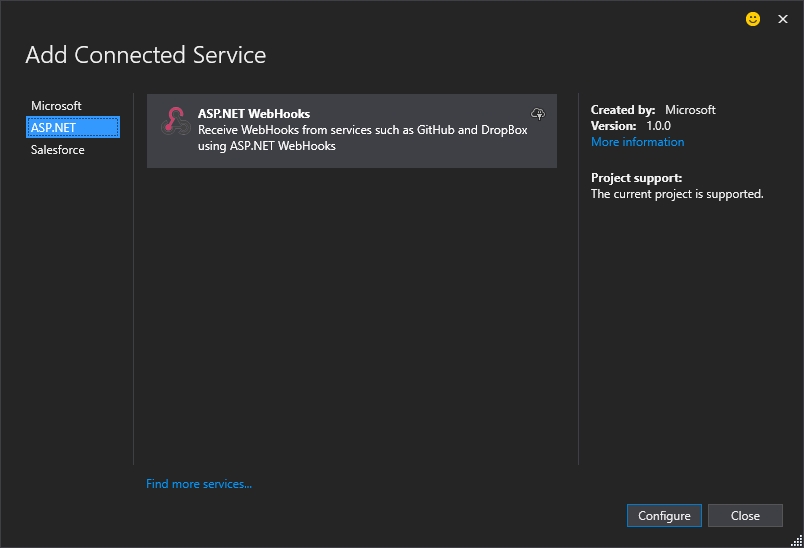 WebHooks with ASP.NET on Azure - DropBox and GitHub
