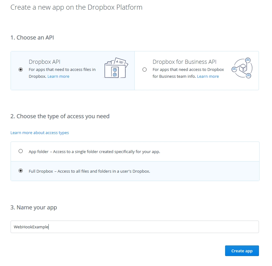 WebHooks with ASP.NET on Azure - DropBox and GitHub