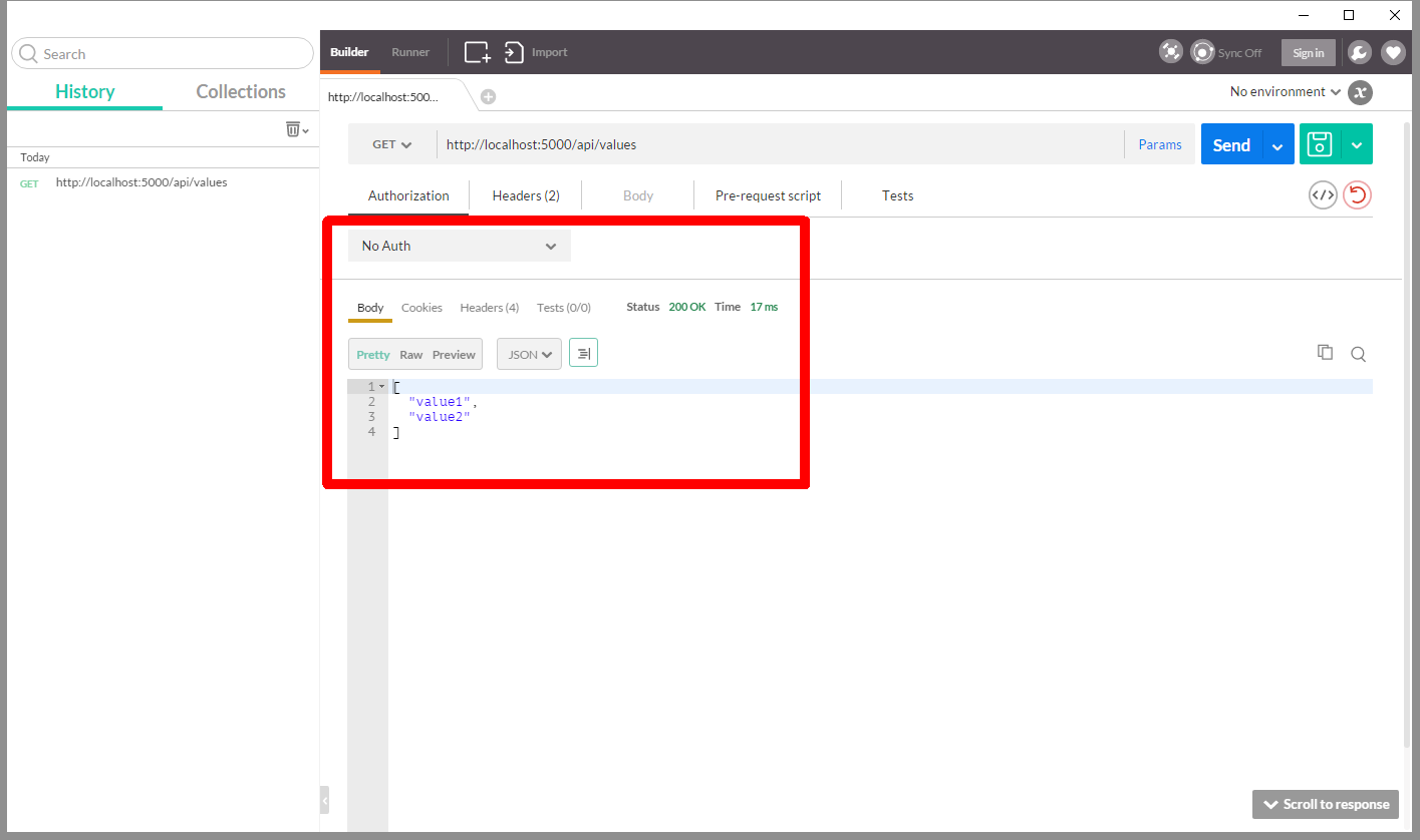 Angular and ASP.NET Core Starter