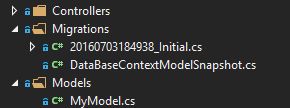 ASP.NET CORE 1.0 with Entity Framework Core