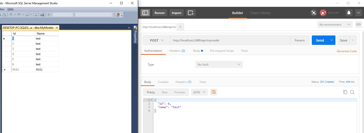 ASP.NET CORE 1.0 with Entity Framework Core