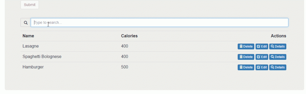 In this post I want to show you how to implement a table filter in Angular